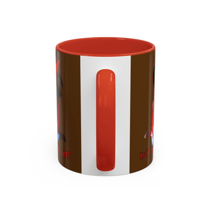 Is it Samhain yet? Brown Accent Mug by CreepyCrafts.boo
