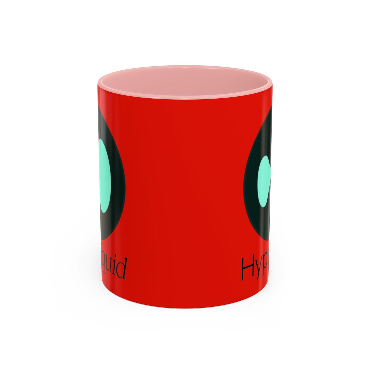 Hyperliquid Black font Red Accent Mug by cypherpunkgear.com