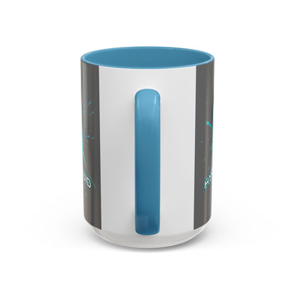 HYPE Drip Grey Accent Mug by cypherpunkgear.com