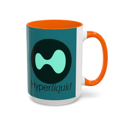 Hyperliquid Black font Hyperliquid Accent Mug by cypherpunkgear.com