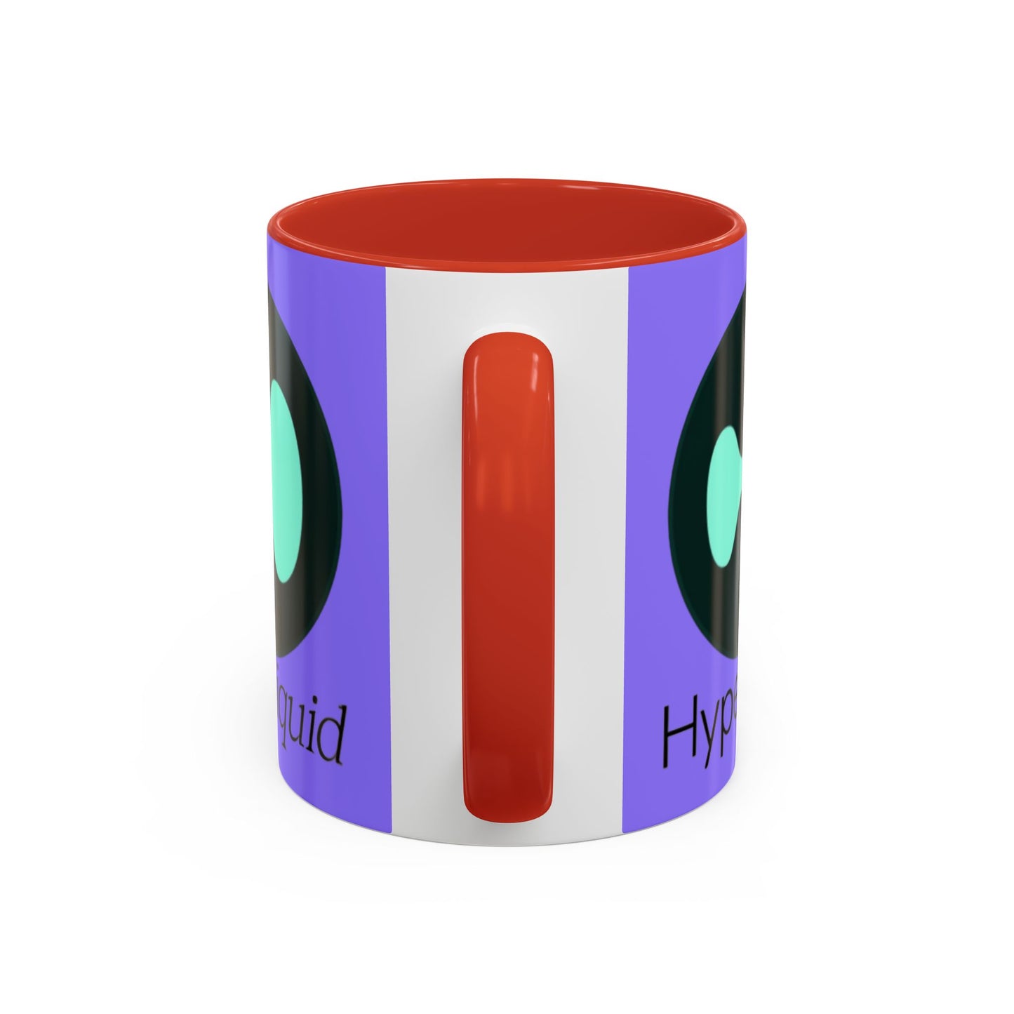 Hyperliquid Black font Light Purple Accent Mug by cypherpunkgear.com