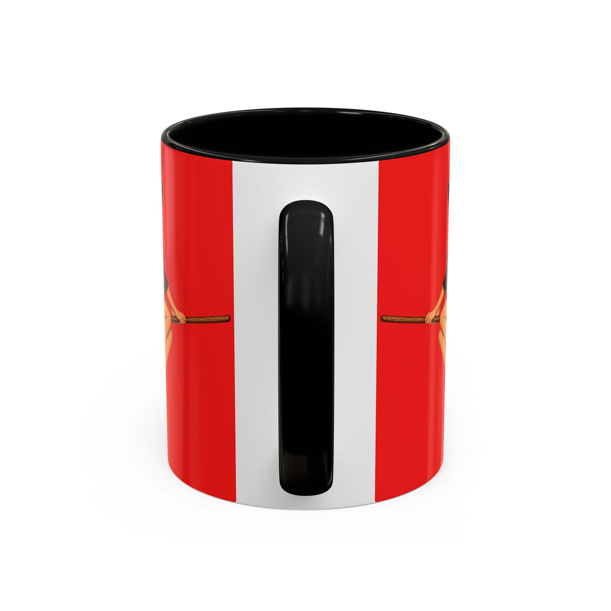 Hazel Hex Red Accent Mug by CreepyCrafts.boo