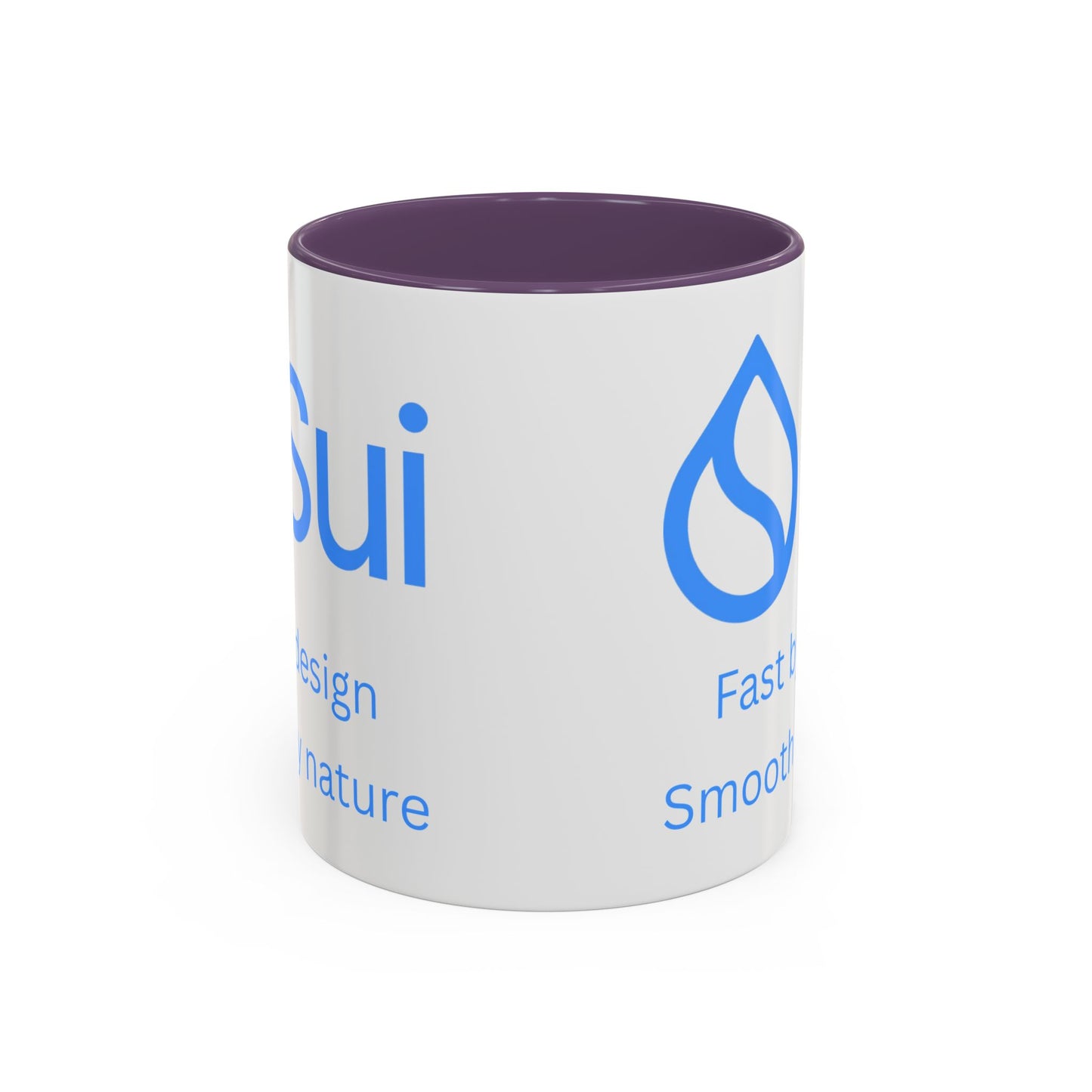 SUI White Accent Mug by cypherpunkgear.com