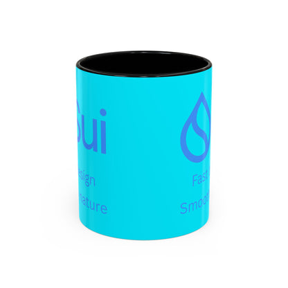 SUI Light Blue Accent Mug by cypherpunkgear.com