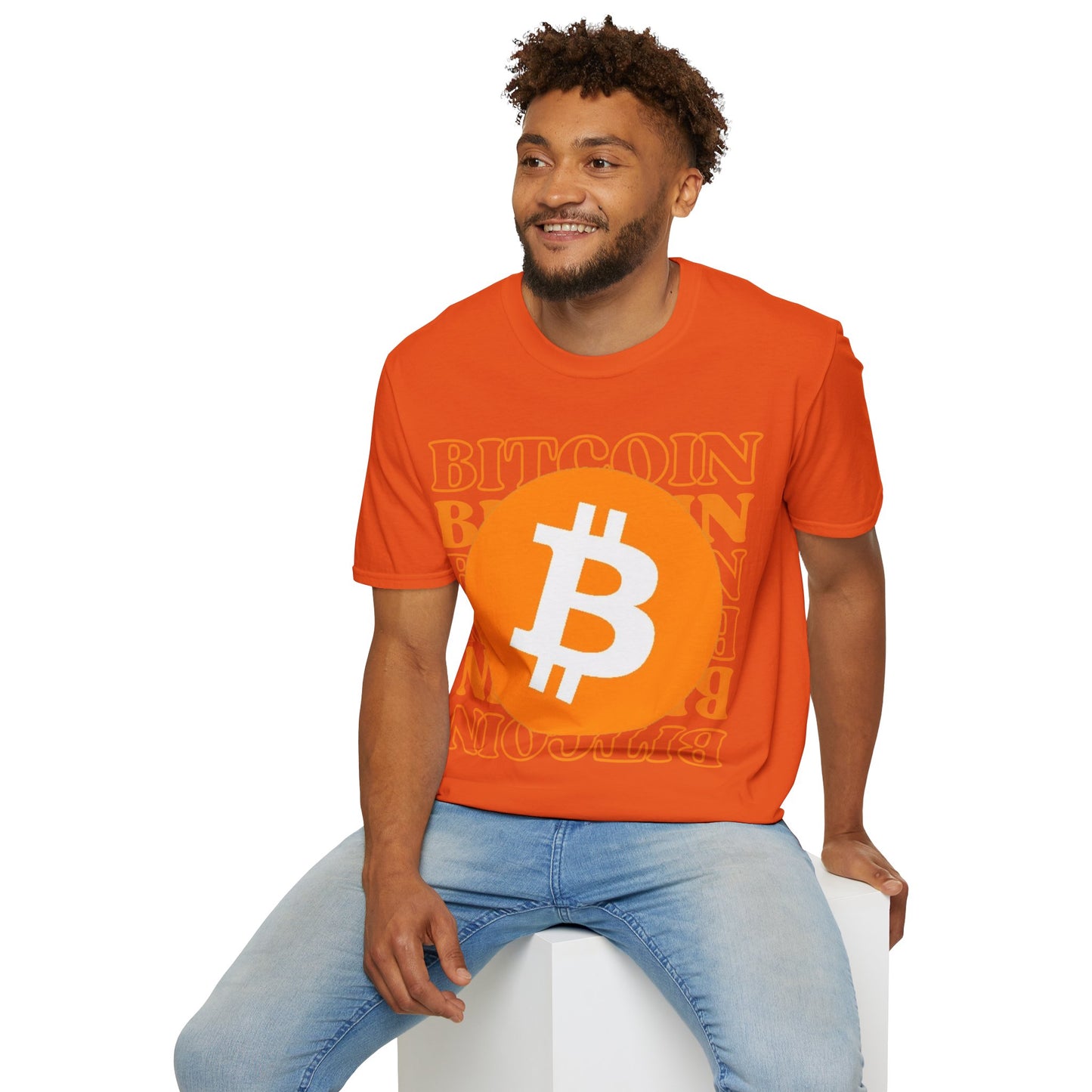 Bitcoin Bitcoin Bitcoin (BTC) Light colors Unisex T-Shirt by cypherpunkgear.com