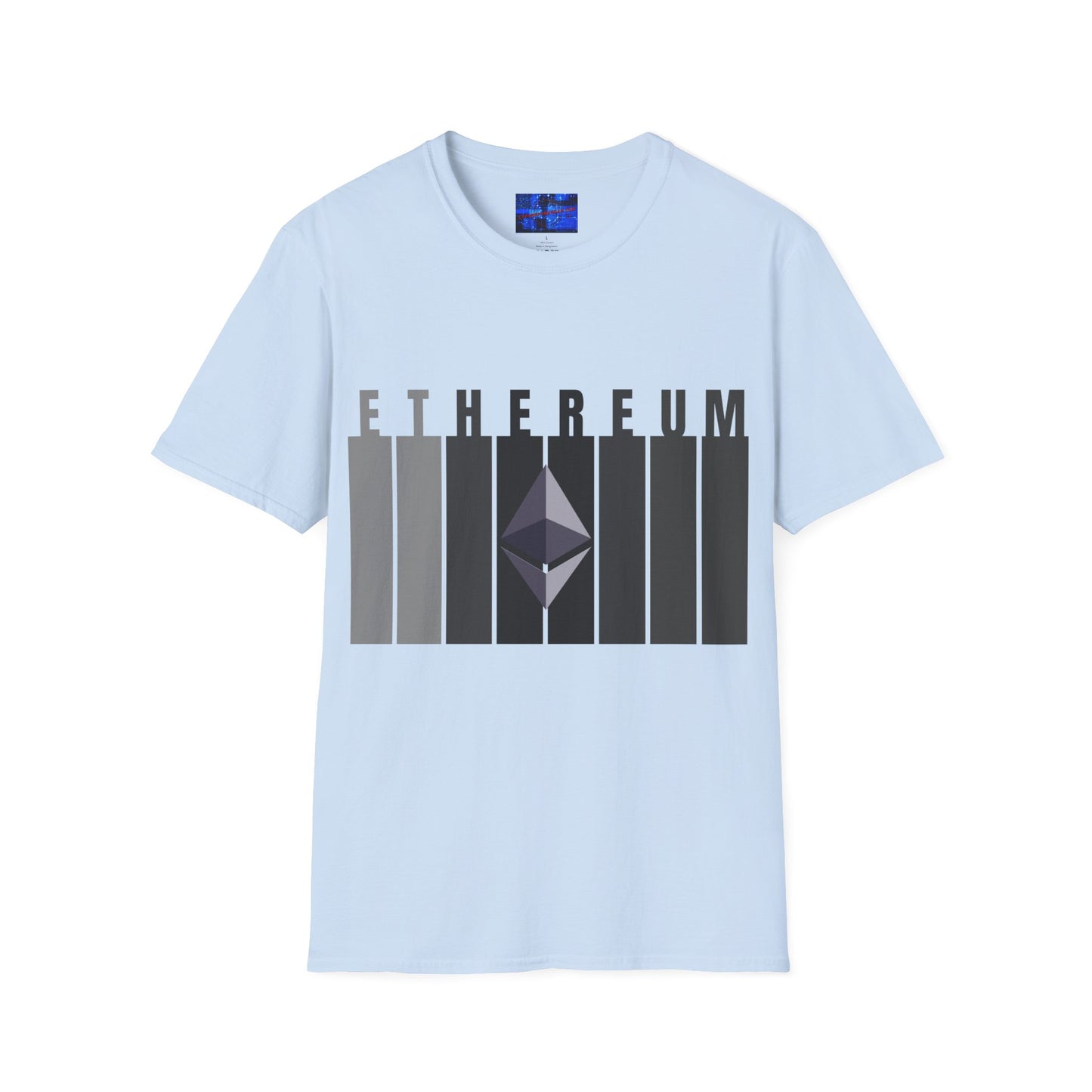 Ethereum (ETH) LTcolors Unisex T-Shirt by cypherpunkgear.com