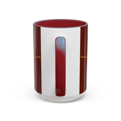 Velvet Vex Brown Accent Mug by CreepyCrafts.boo