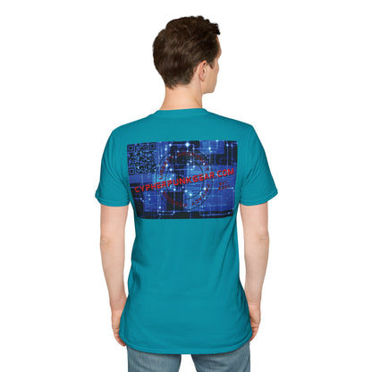 2-sided, cypherpunkgear.com logo Dark colors Unisex T-Shirt by cypherpunkgear.com