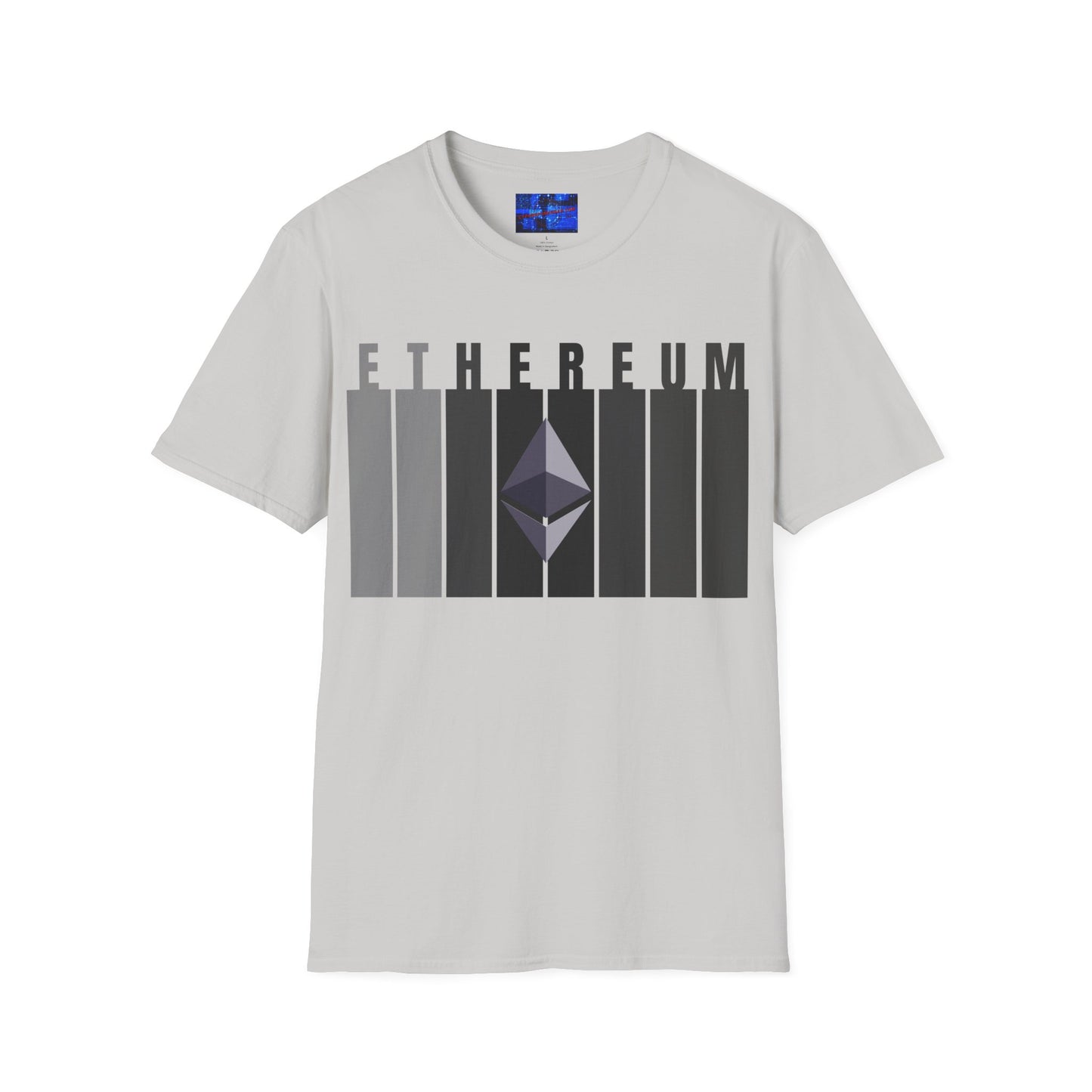 Ethereum (ETH) Light colors Unisex T-Shirt by cypherpunkgear.com