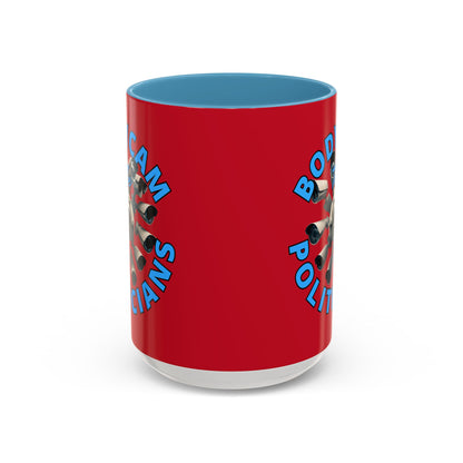 Bodycam the Politicians Cameras Red Accent Mug by cypherpunkgear.com