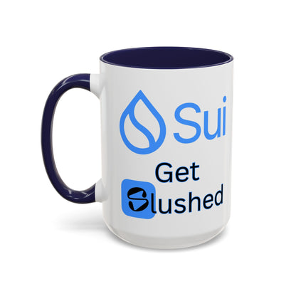 Sui: Get Slushed White Accent Mug by cypherpunkgear.com