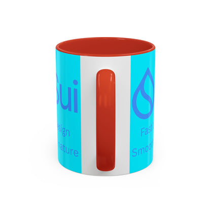 SUI Light Blue Accent Mug by cypherpunkgear.com