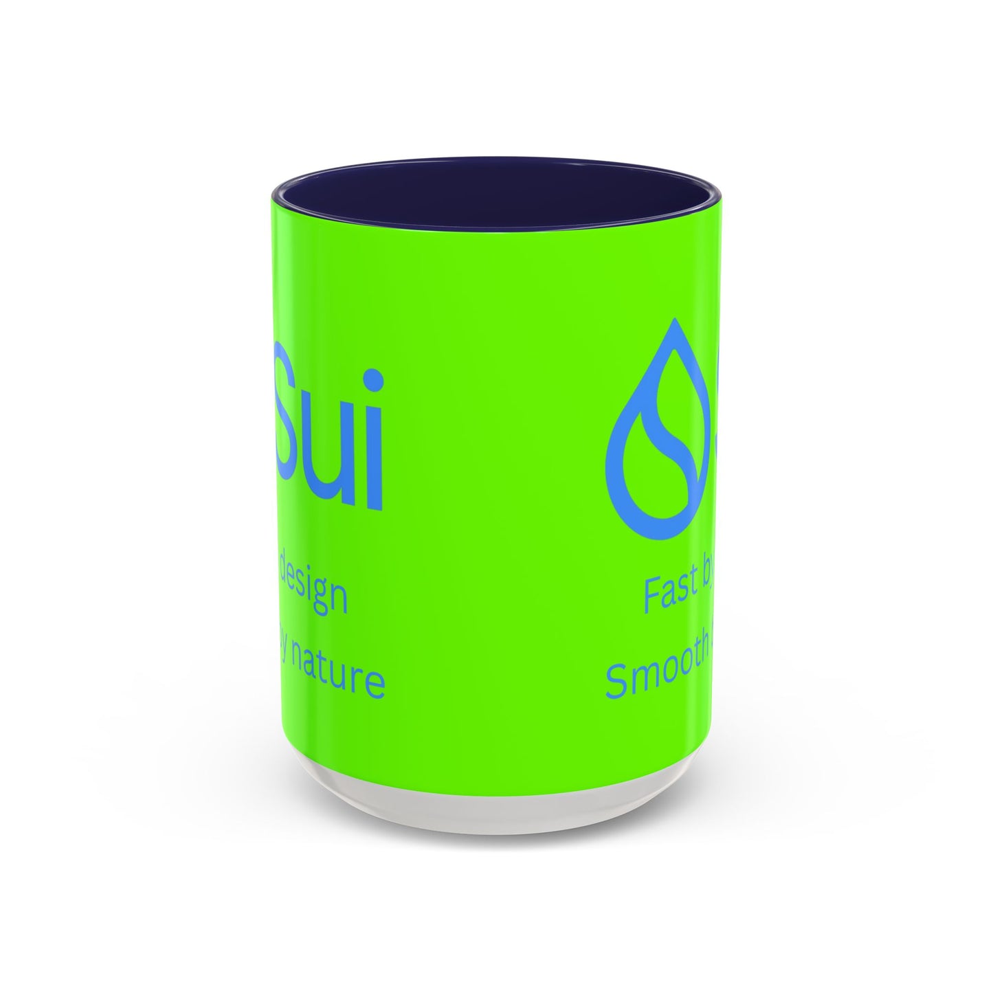 SUI Green Accent Mug by cypherpunkgear.com