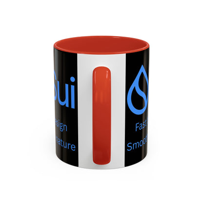 SUI Black Accent Mug by cypherpunkgear.com