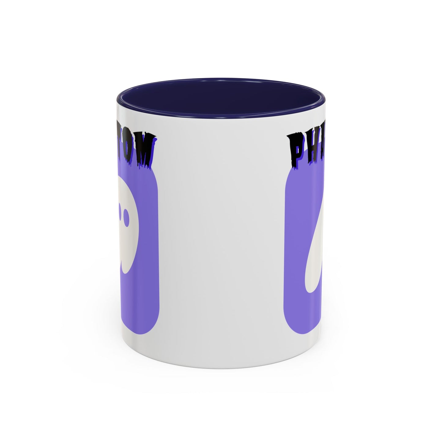 Phantom Hot Wallet White Accent Mug by cypherpunkgear.com