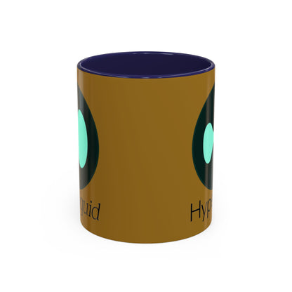 Hyperliquid Black font Brown Accent Mug by cypherpunkgear.com