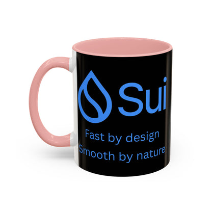 SUI Black Accent Mug by cypherpunkgear.com
