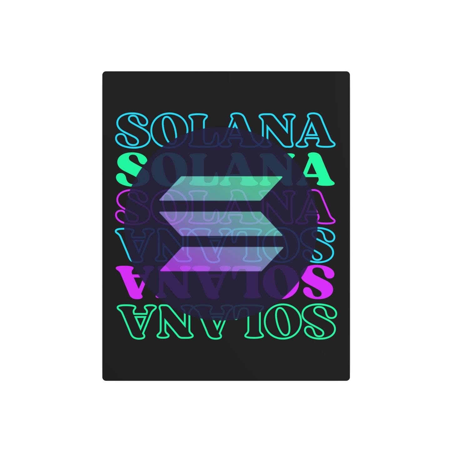 ¡Solana! ¡Solana! Solana por cypherpunkgear! Muestra del arte del metal