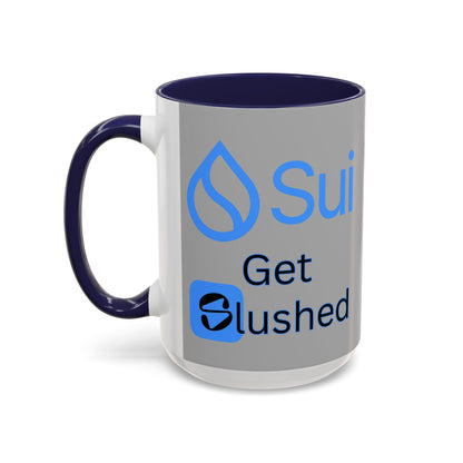 Sui: Get Slushed Grey Accent Mug by cypherpunkgear.com