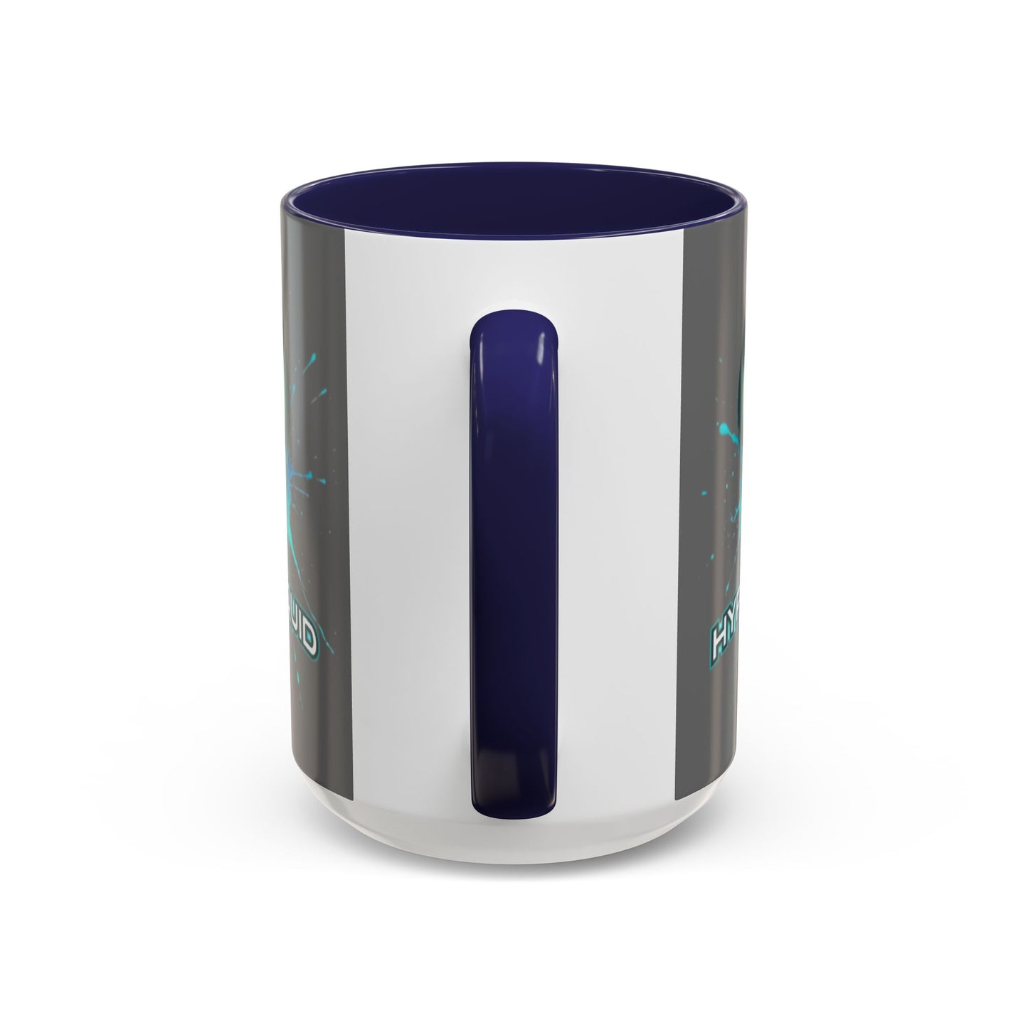 HYPE Drip Grey Accent Mug by cypherpunkgear.com