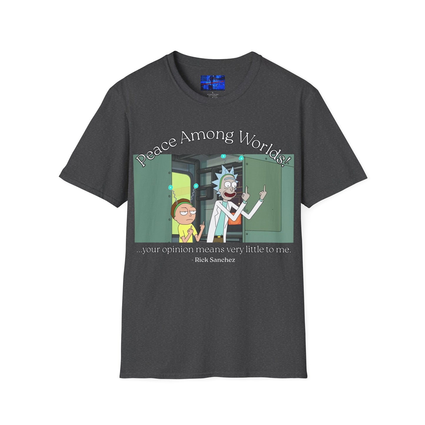 Peace Among Worlds! Dark colors Unisex T-Shirt by cypherpunkgear.com