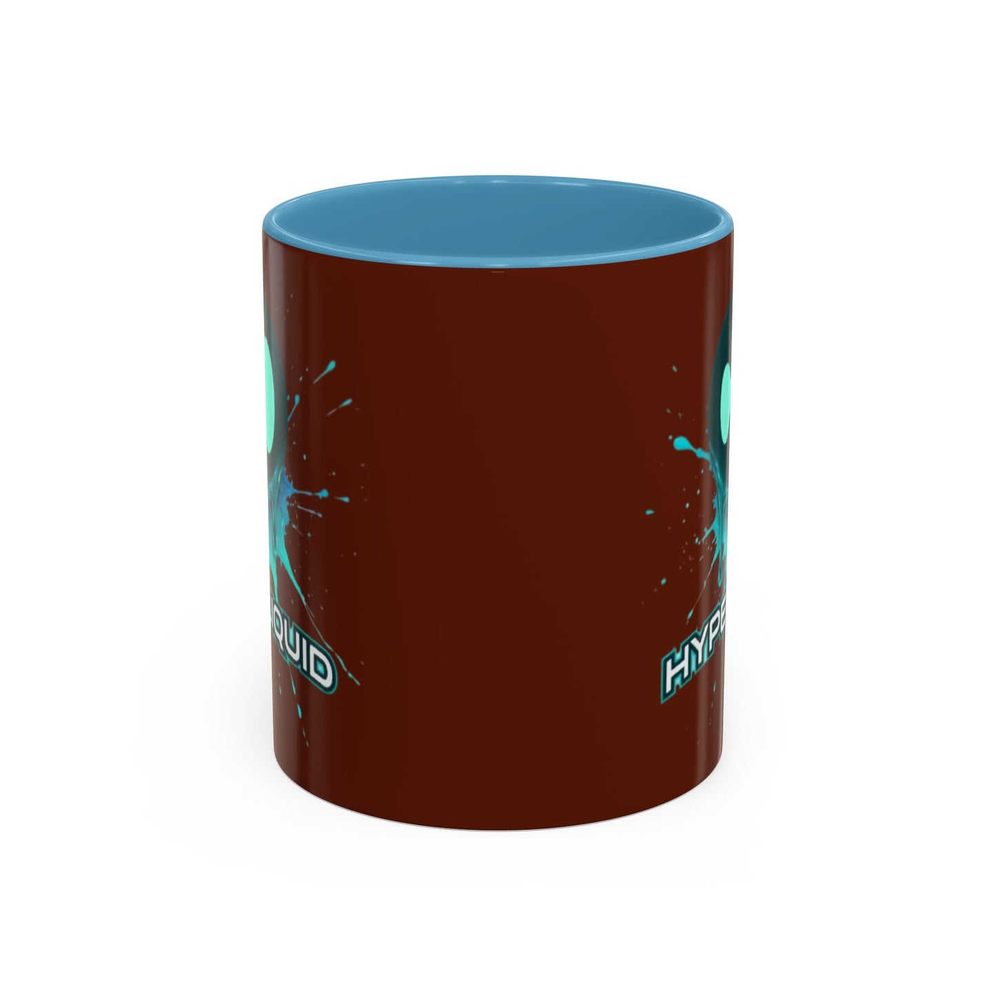 HYPE Drip Brown Accent Mug by cypherpunkgear.com