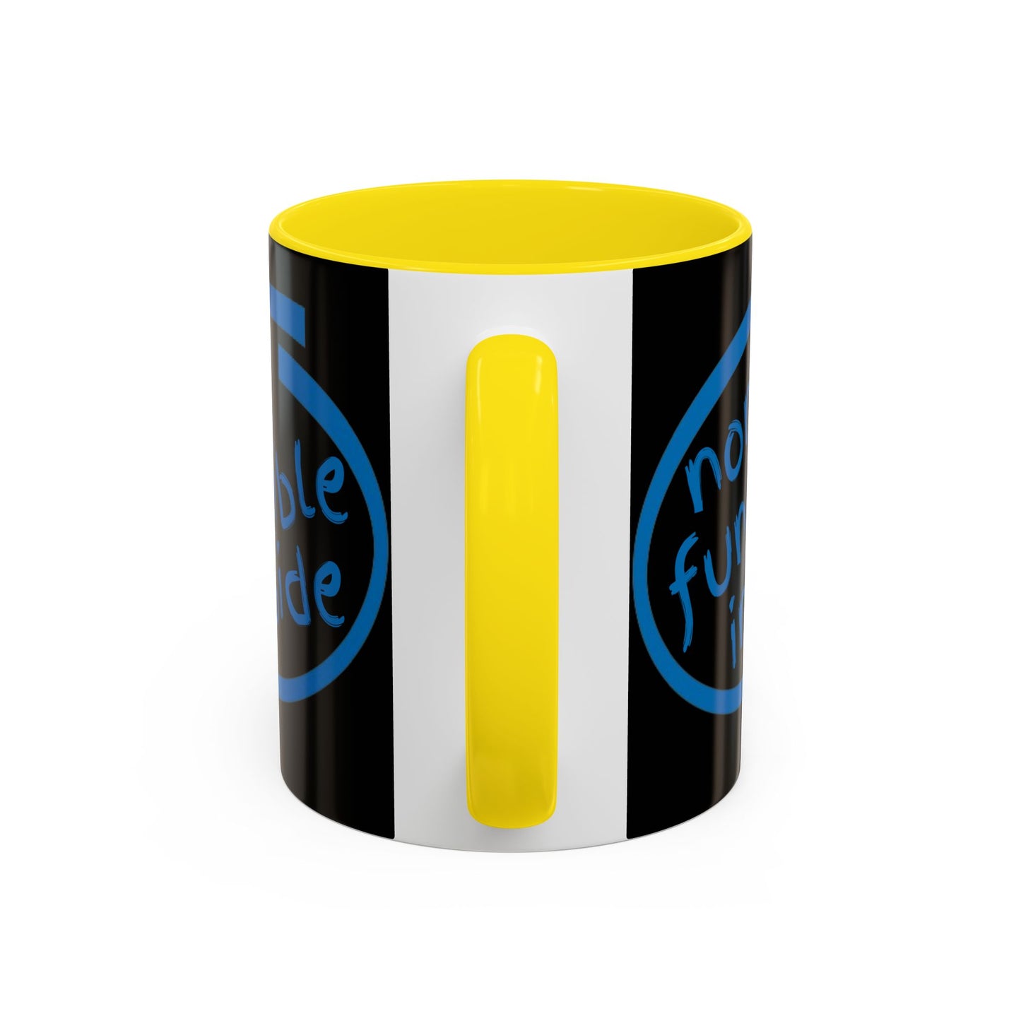 Non-Fungible Inside Black Accent Mug by cypherpunkgear.com
