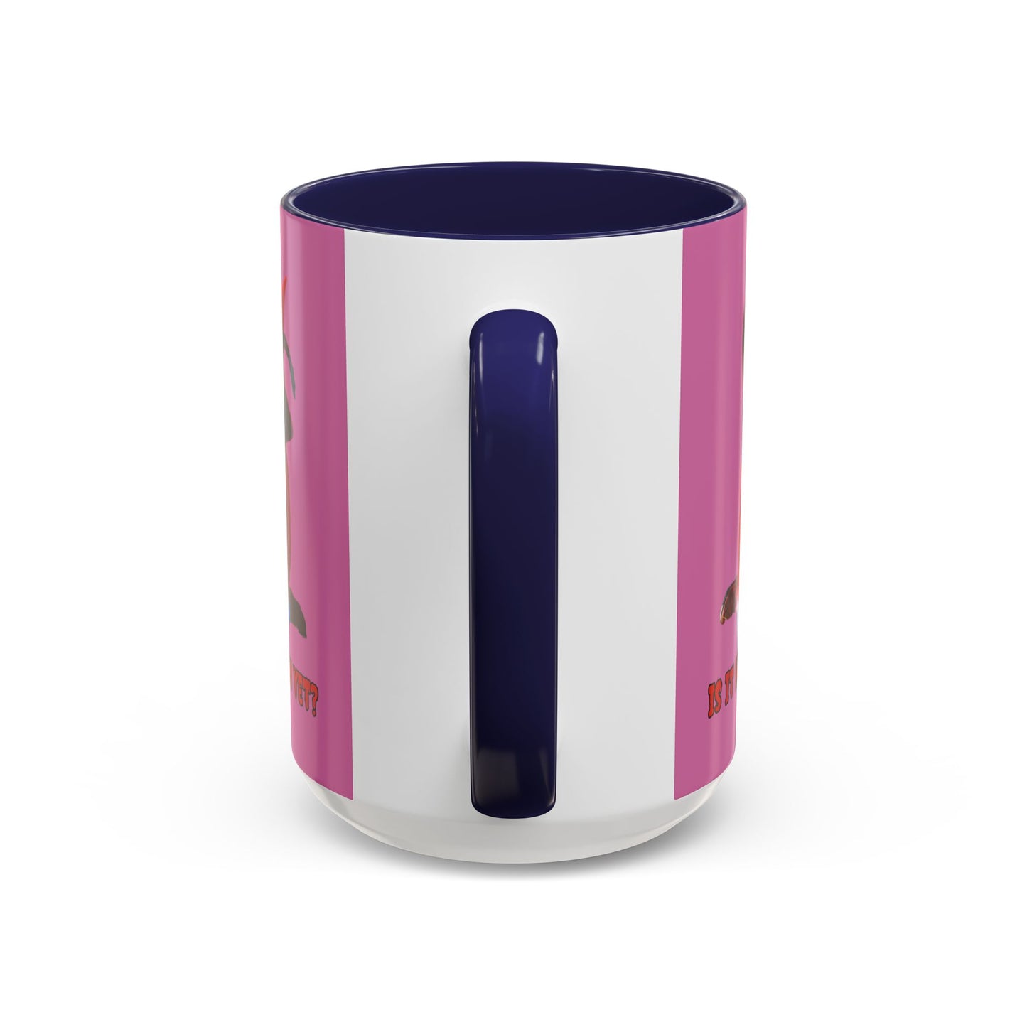 Is it Halloween yet? Pink Accent Mug by CreepyCrafts.boo