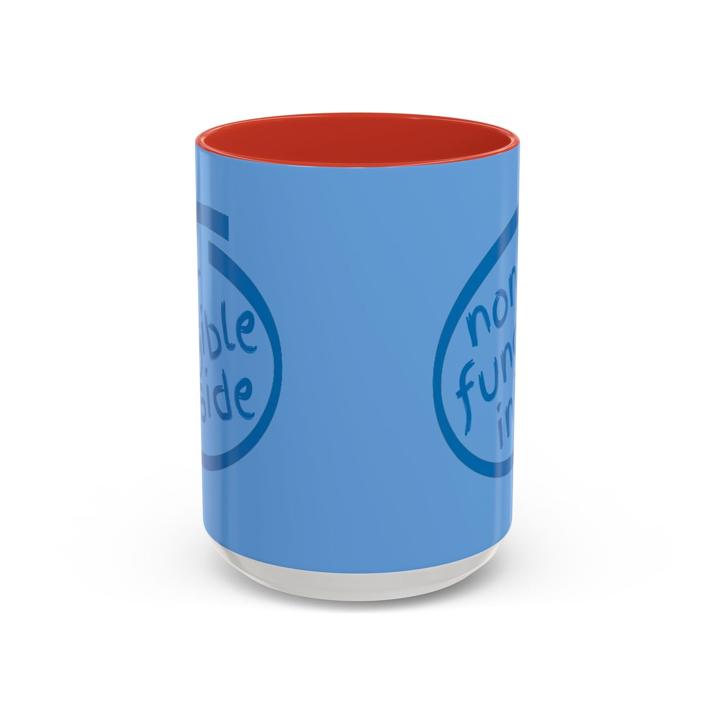 Non-Fungible Inside Light Blue Accent Mug by cypherpunkgear.com