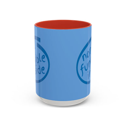 Non-Fungible Inside Light Blue Accent Mug by cypherpunkgear.com