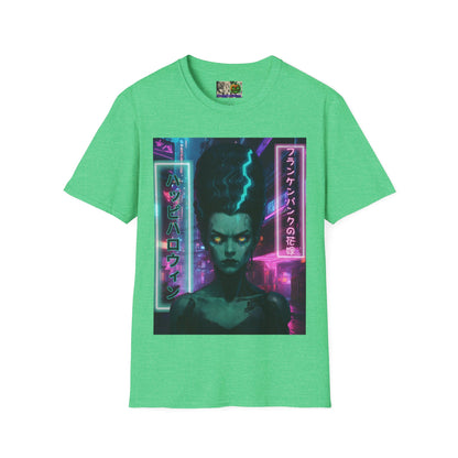 Bride of Frankenpunk Dark colors Unisex T-Shirt by CreepyCrafts.boo