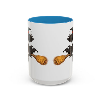 Velvet Vex White Accent Mug by CreepyCrafts.boo