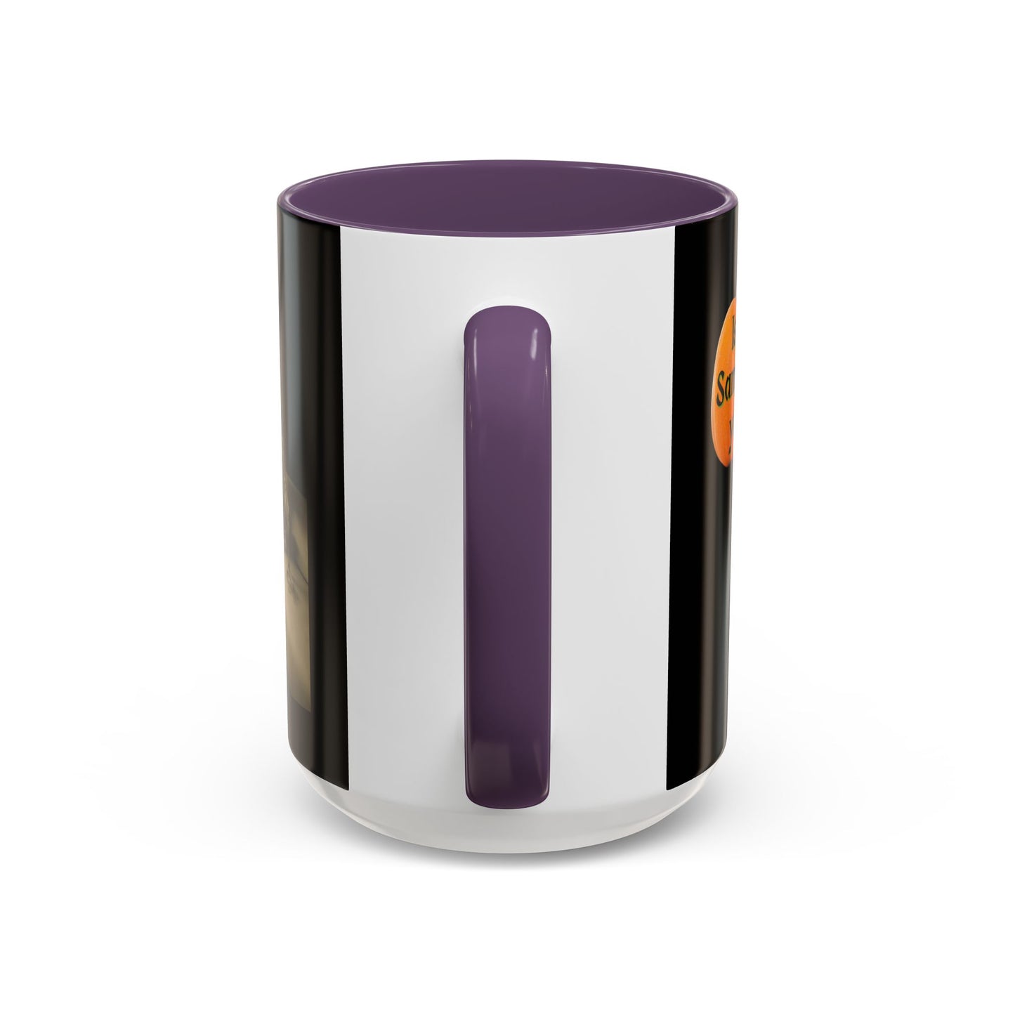 Is it Samhain yet? Skeleton's Pumpkin Black Accent Mug by CreepyCrafts.boo
