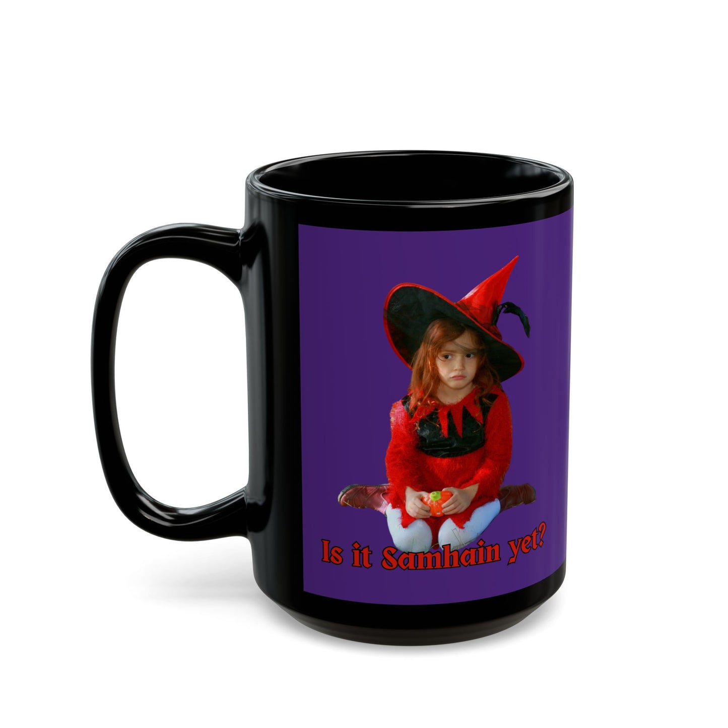 Is it Samhain yet? Purple Mug by CreepyCrafts.boo