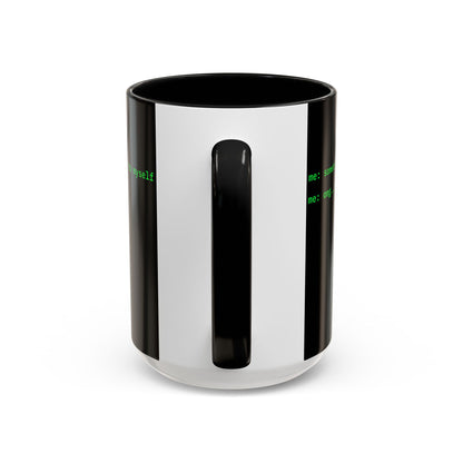 Sometimes I talk to myself - me: omg...same Black Accent Mug by cypherpunkgear.com