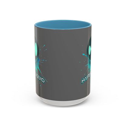 HYPE Drip Grey Accent Mug by cypherpunkgear.com