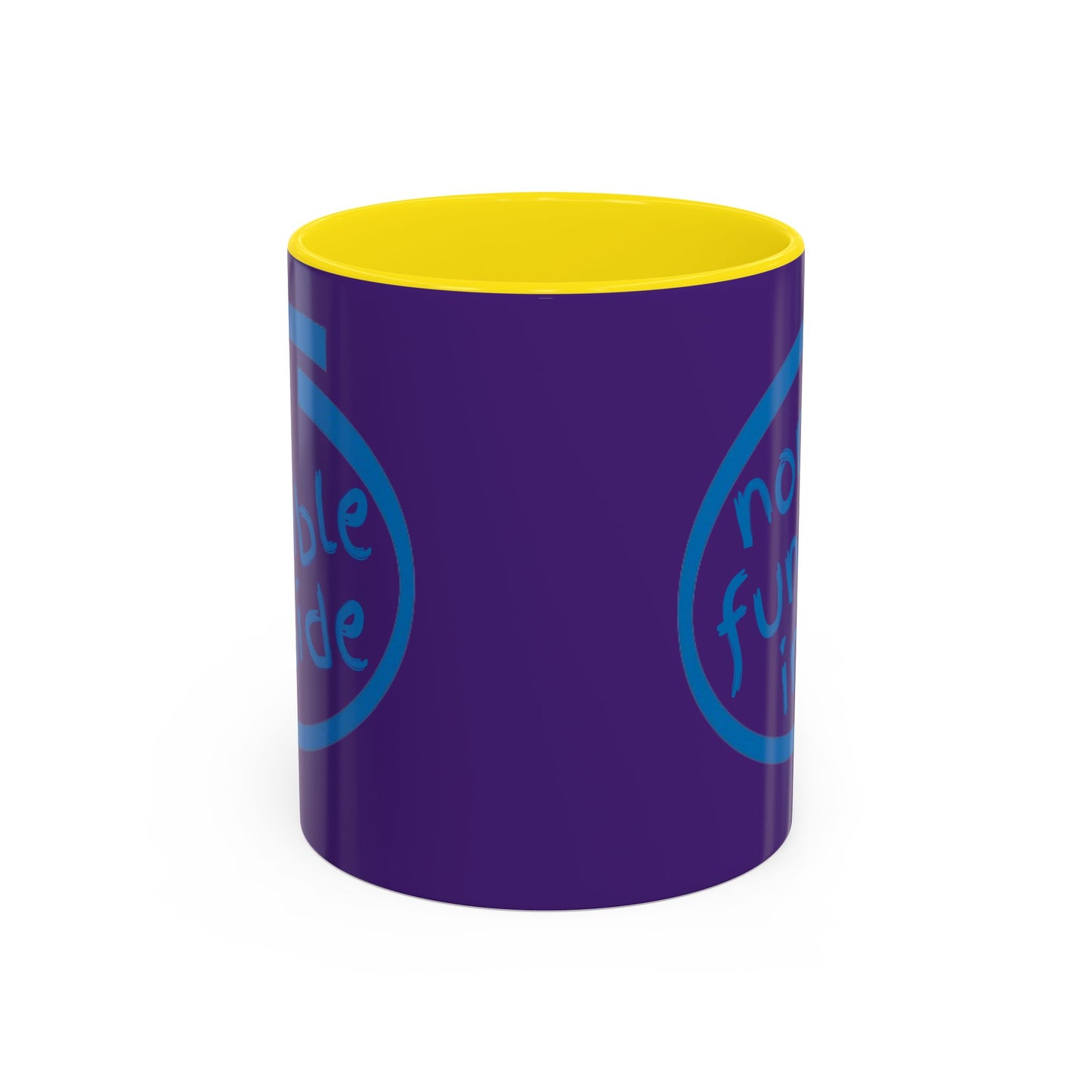 Non-Fungible Inside Purple Accent Mug by cypherpunkgear.com
