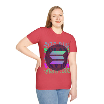 Solana, Solana, Solana (SOL) Light colors Unisex T-Shirt by cypherpunkgear.com