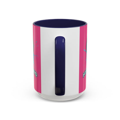 HYPE Drip Pink Accent Mug by cypherpunkgear.com