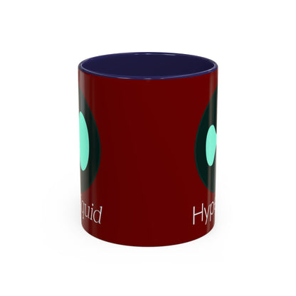 Hyperliquid White font Red Accent Mug by cypherpunkgear.com