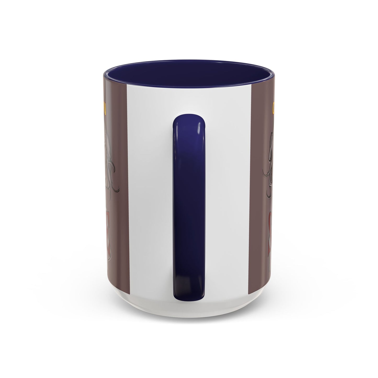 Caution, Savage Grey Accent Mug by cypherpunkgear.com