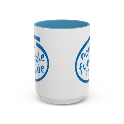 Non-Fungible Inside White Accent Mug by cypherpunkgear.com