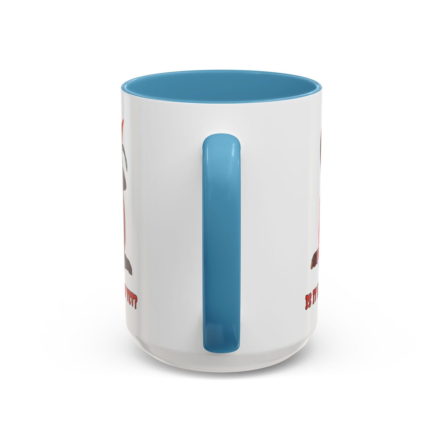 Is it Halloween yet? White Accent Mug by CreepyCrafts.boo