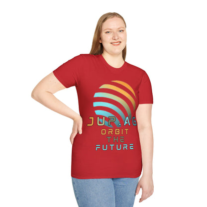 Jupiter (JUP) Orbit the Future Light colors Unisex T-Shirt by cypherpunkgear.com