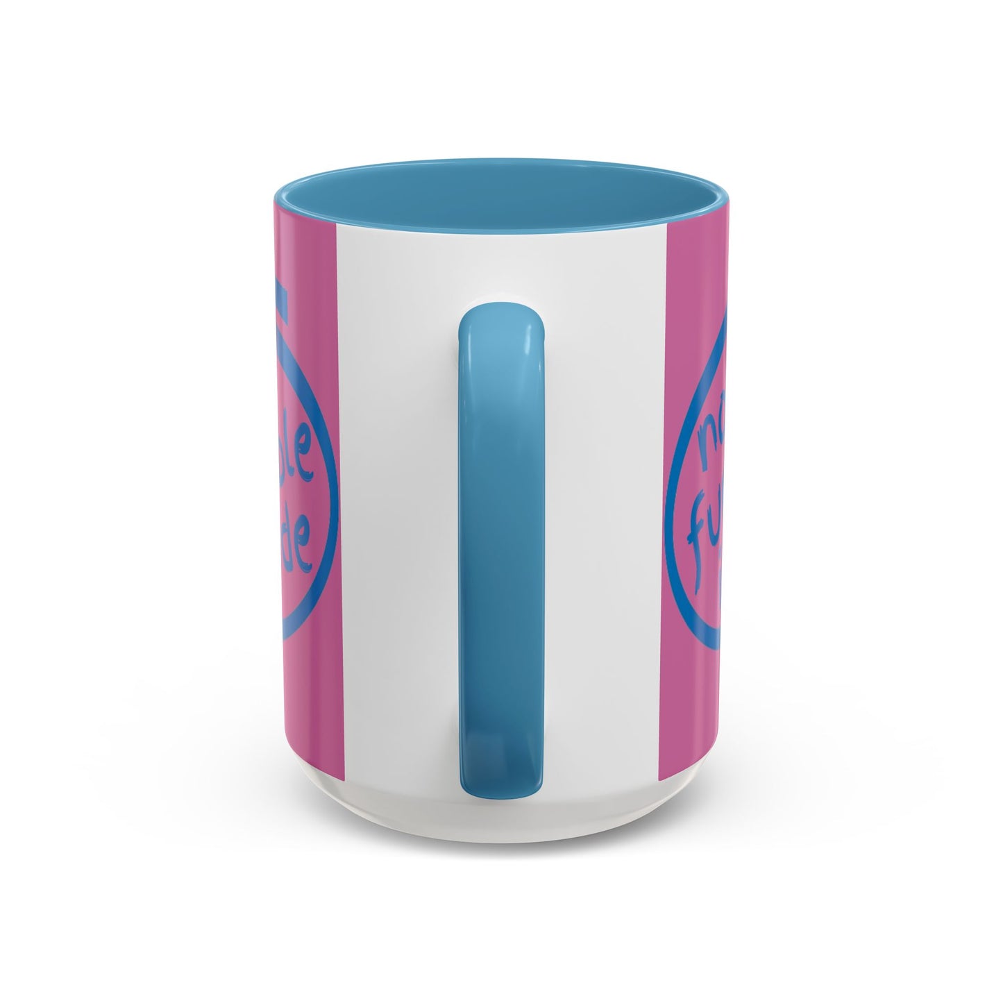 Non-Fungible Inside Pink Accent Mug by cypherpunkgear.com