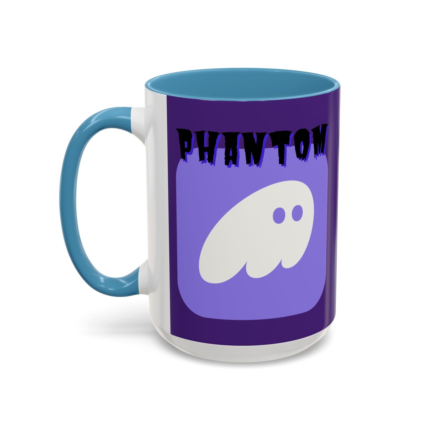 Phantom Hot Wallet Purple Accent Mug by cypherpunkgear.com