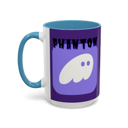 Phantom Hot Wallet Purple Accent Mug by cypherpunkgear.com