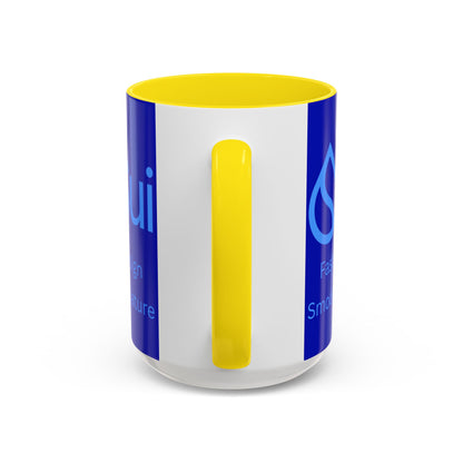SUI Dark Blue Accent Mug by cypherpunkgear.com