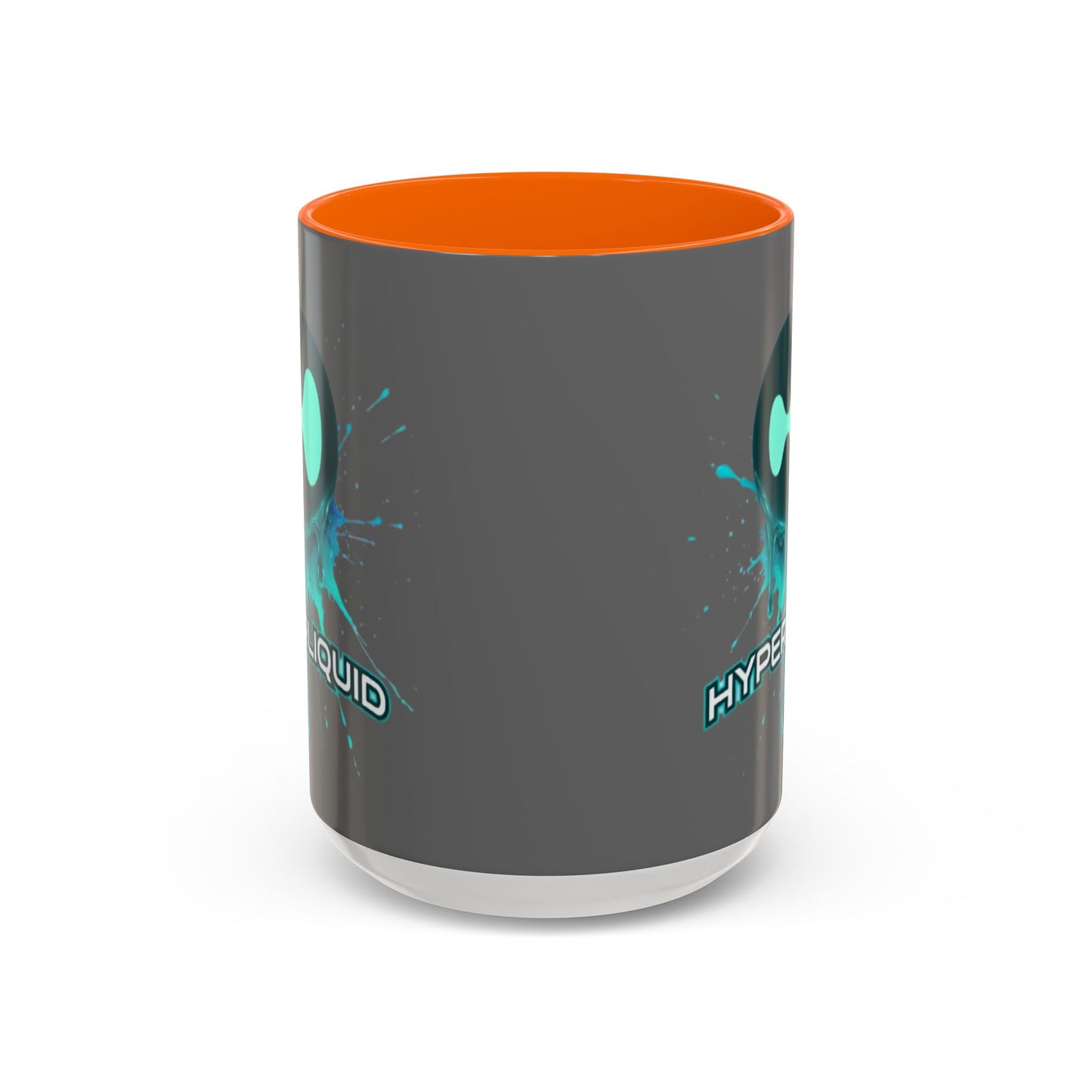HYPE Drip Grey Accent Mug by cypherpunkgear.com