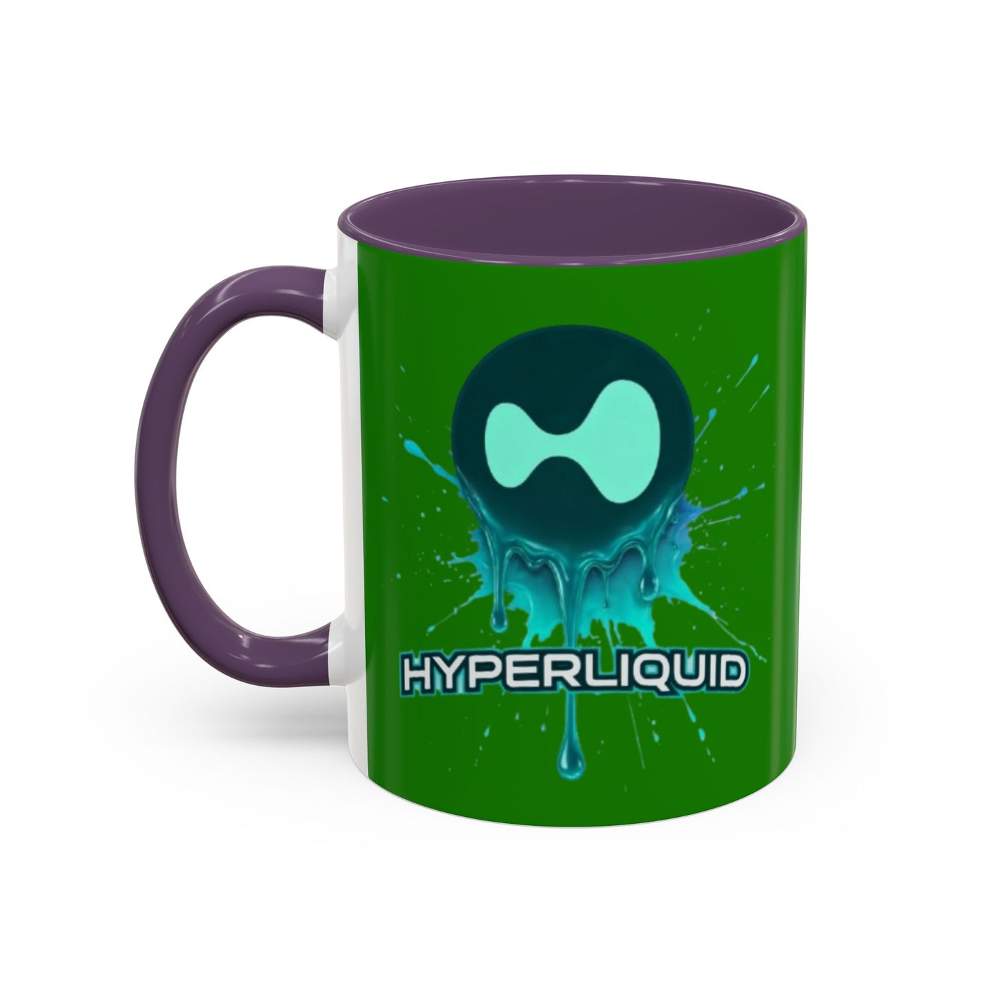 HYPE Drip Green Accent Mug by cypherpunkgear.com